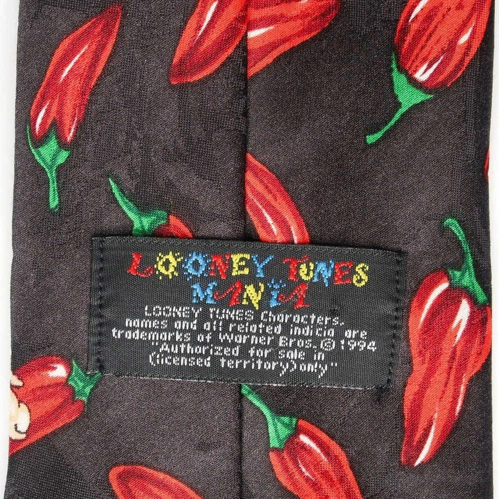 Vintage Looney Tunes Mania Tie Bundle 1994‎ (Set of 2) 90s Novelty Nostalgia